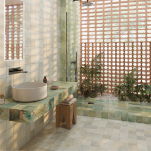 Керамогранит Wow Ceramic Aqua Welness Decor Green (11х11) арт. 132905